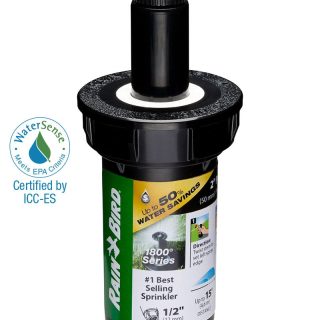 1802APPRS – 2 in Pop-up Spray Head – Adjustable Pattern (0–360°) 15 ft Range with Pressure Regulator