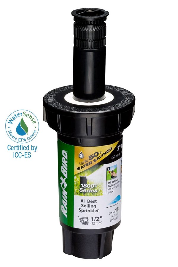 1802HV15PR - 2 in Pop-up Spray Head – High-Efficiency Variable Arc (0–360°) 15 ft Range with Pressure Regulator