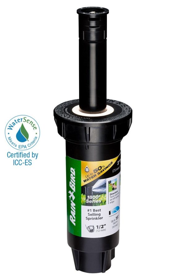 1803QDSPRS - 3 in Pop-up Spray Head - Quarter Pattern Dual Spray (90°) 15 ft Range with Pressure Regulator