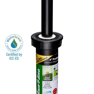 1804AP4PRS - 4 in Pop-up Spray Head - Adjustable Pattern (0 - 360°) 4 ft Range with Pressure Regulator