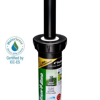 1804AP8PRS - 4 in Pop-up Spray Head - Adjustable Pattern (0 - 360°) 8 ft Range with Pressure Regulator