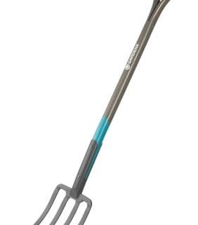 NatureLine Spading Fork - Ashwood D Handle - GARDENA