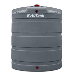 RotoTank Vertical dark Grey 5000l water tank