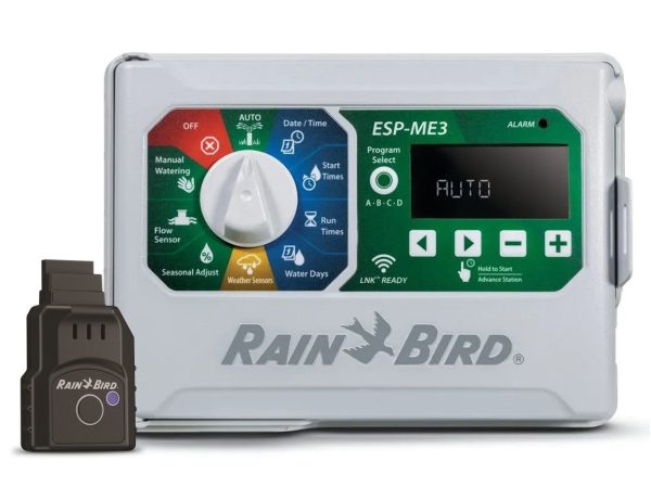 Bundle - ESP4ME3 - Indoor/Outdoor 120V Irrigation Controller & LNK WiFi Module