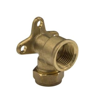 Brass Compression Wall Plate