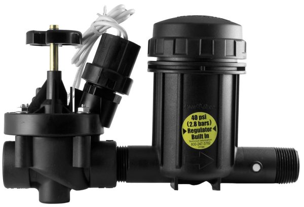 XCZ100PRBLC - Wide Flow Light Commercial Control Zone Kit with 1 in. PEB Valve and 1 in. Pressure Regulating (40 psi) Basket Filter