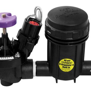 XCZ100PRBR - Wide Flow Commercial Control Zone Kit with 1 in. PESB-R Valve and 1 in.  Pressure Regulating (40 psi) Basket Filter