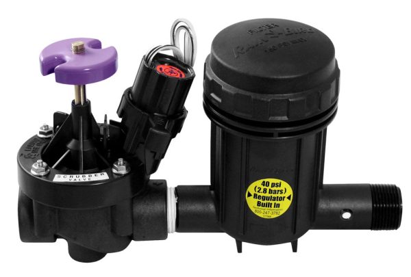 XCZ100PRBR - Wide Flow Commercial Control Zone Kit with 1 in. PESB-R Valve and 1 in.  Pressure Regulating (40 psi) Basket Filter